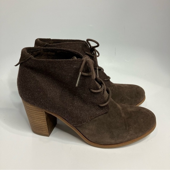 Toms brown Lunata booties mixed media size 9 - Picture 3 of 8